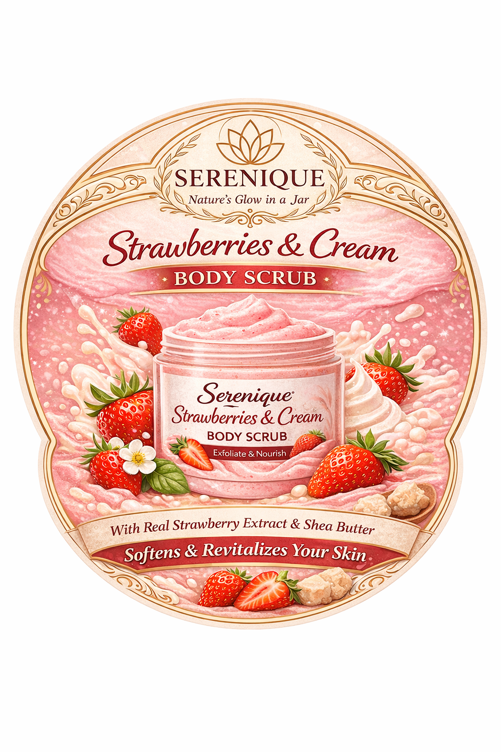 2/4 oz Serenique Sugar Scrub Kit