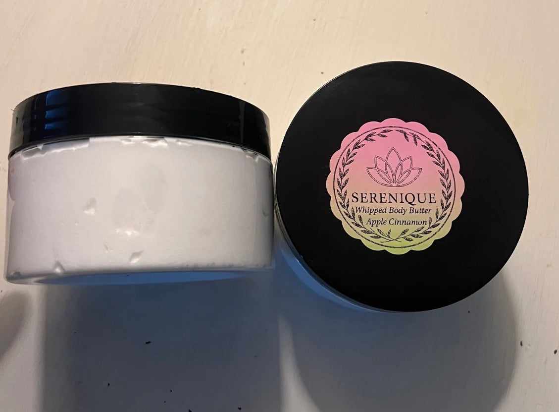 Serenique 8oz Whipped Body Butter/Apple Cinnamon